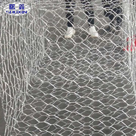 Dimensione galvanizzata del canestro del gabbione tessuta gabbie della parete del gabbione di precisione con roccia riempita