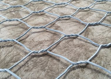 Il cavo resistente alla corrosione Mesh Gabion Basket High Zinc ha ricoperto 3.8mm