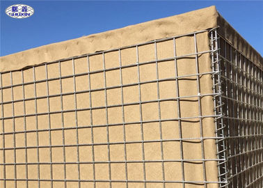 Barriere militari pieghevoli di Hesco per l'argine semipermanente intorno al litorale