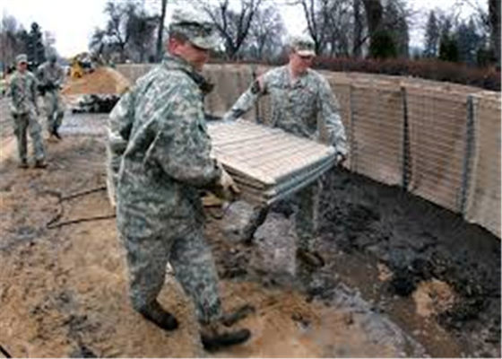 barriera militare di 76.2×76.2mm con il tessuto del geotessuto