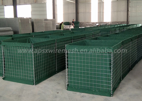 4.0mm galvanizzati hanno saldato Mesh Gabion Box Military Barrier