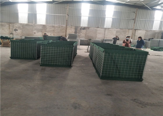 Fori quadrato pareti di scoppio di Hesco della difesa di 76.2mm x di 76,2