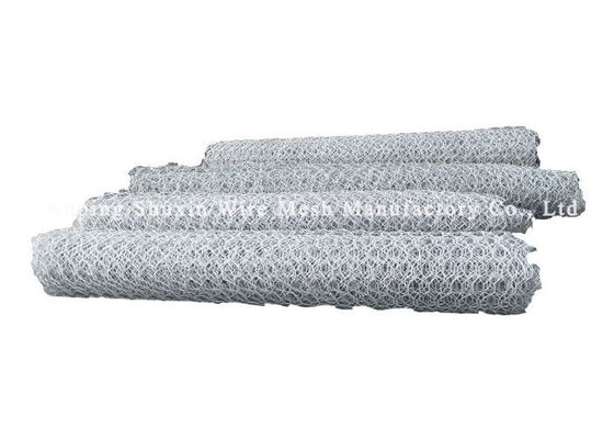 foro esagonale galvanizzato del canestro del gabbione della immersione calda della rete metallica di filo di ferro di 2*1*1m 4mm