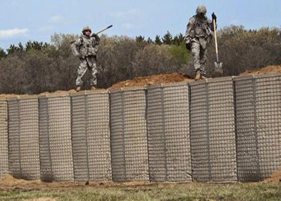 Mil10 ha galvanizzato la barriera difensiva di saldatura 4mm dell'insabbiamento militare
