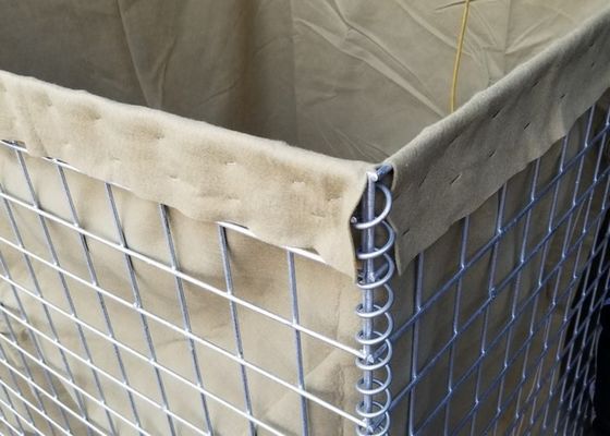 barriere pesanti dell'inondazione di Hesco dello zinco di mil 10 di altezza di 2.21m 76.2x76.2mm