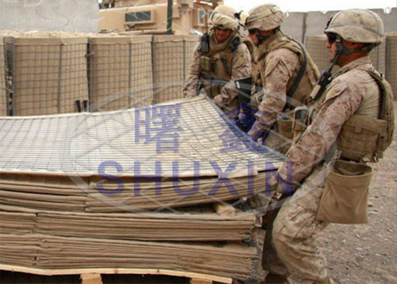 Protezione riempita di sabbia delle barriere di mil 3 contro le bombe maglia di 8cm x di 8cm