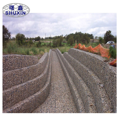 Cavo esagonale Mesh For Retaining di 10x12cm del PVC dei canestri rivestiti resistenti del gabbione