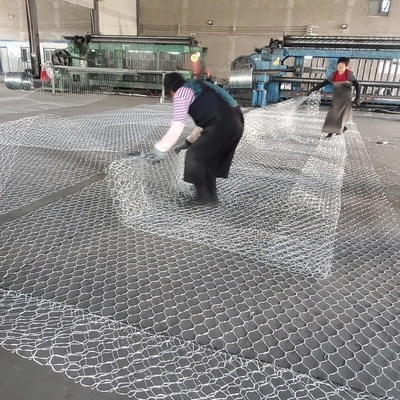 275g il cavo ricoperto zinco Mesh Gabion Box Hexagonal Double ha torto