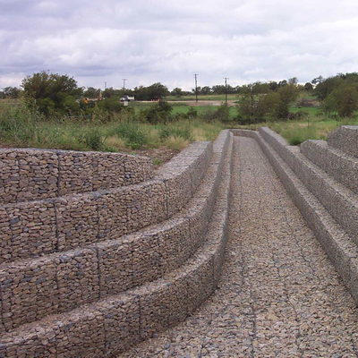Ingabbi la maglia esagonale di Mesh Gabion Galvanized Iron Wire del cavo di 4.0mm