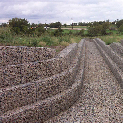 pareti esagonali di For Rock Retaining del recinto tessute 2*1*1m della difesa di mare dei canestri del gabbione