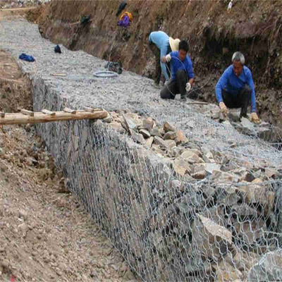 Progetto esagonale Mesh Basket For River Engineering del cavo del gabbione di 5*1*1m
