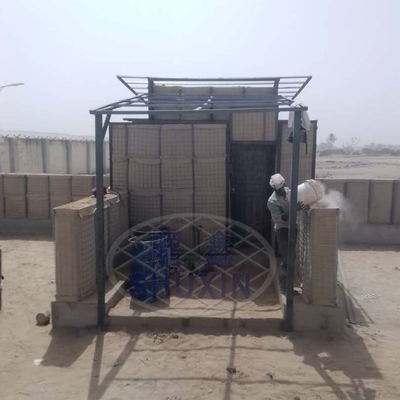 Galfan a 3 pollici ha ricoperto la protezione militare delle barriere di Hesco difensiva